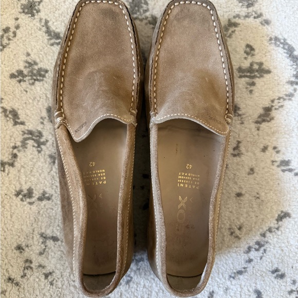 Geox Tan Suede Men's Loafers - Picture 1 of 4